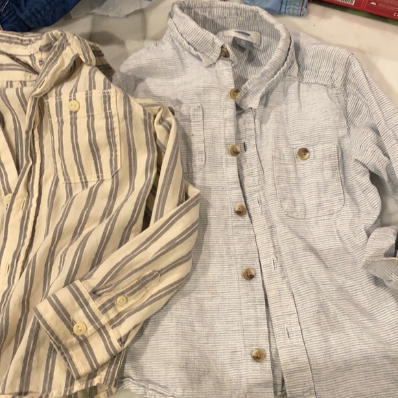 Boys size 5 cotton/linen shirt & pants bundle - Picture 2 of 11